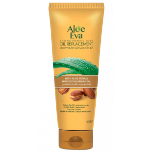 EVA COSMETICS — ALOE EVA STRENGTHENING HAIR OIL REPLACEMENT WITH ALOE VERA & MOROCCAN ARGAN OIL 250 ML